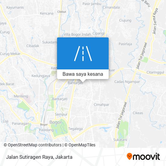 Peta Jalan Sutiragen Raya