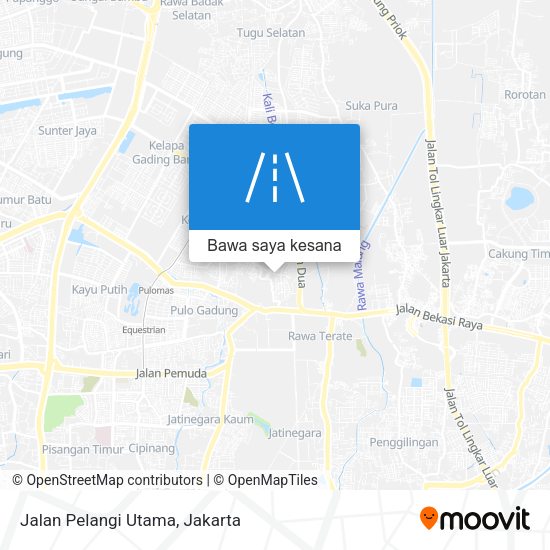 Peta Jalan Pelangi Utama