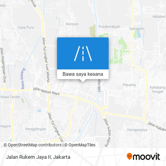 Peta Jalan Rukem Jaya II