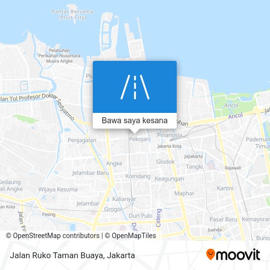 Peta Jalan Ruko Taman Buaya