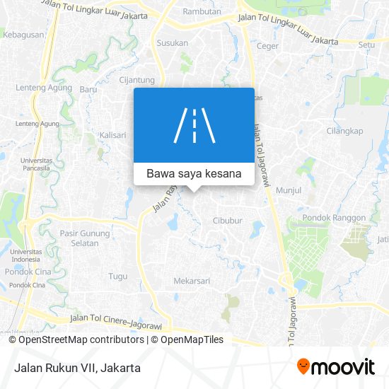 Peta Jalan Rukun VII