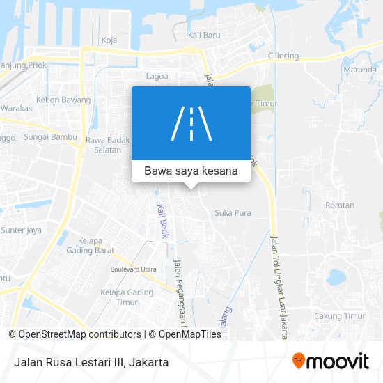 Peta Jalan Rusa Lestari III