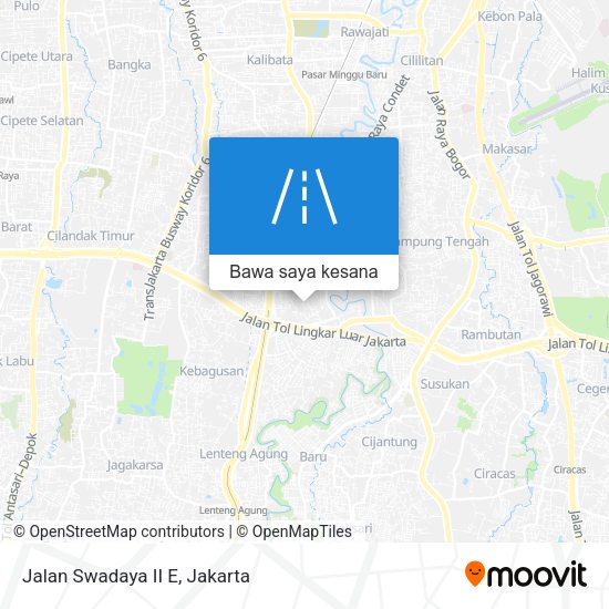 Peta Jalan Swadaya II E