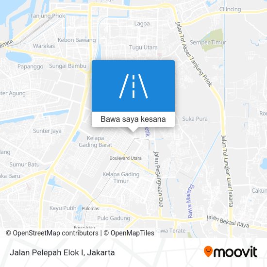 Peta Jalan Pelepah Elok I