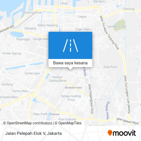 Peta Jalan Pelepah Elok V