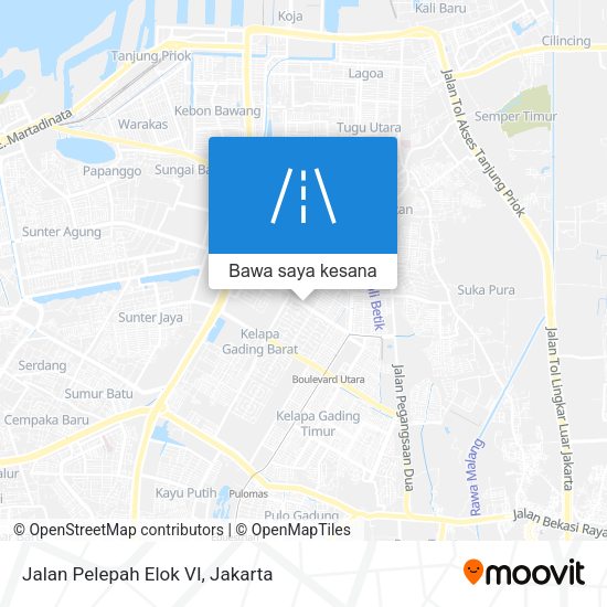 Peta Jalan Pelepah Elok VI