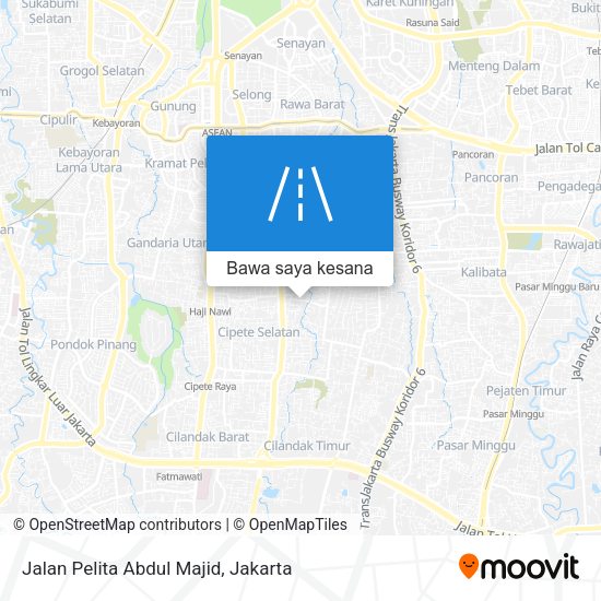 Peta Jalan Pelita Abdul Majid