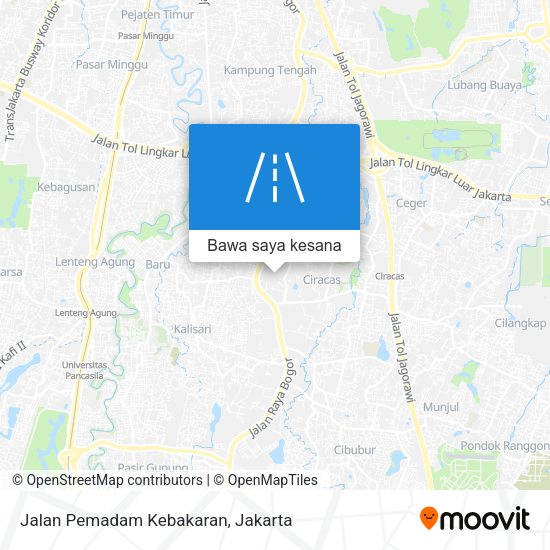 Peta Jalan Pemadam Kebakaran