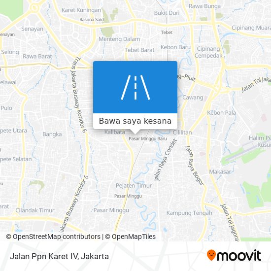 Peta Jalan Ppn Karet IV