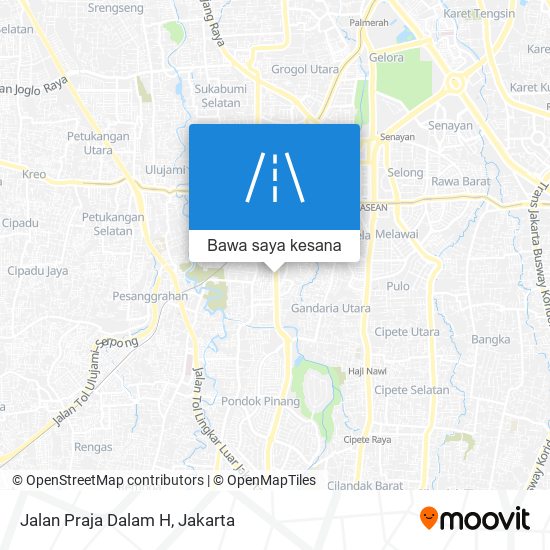 Peta Jalan Praja Dalam H