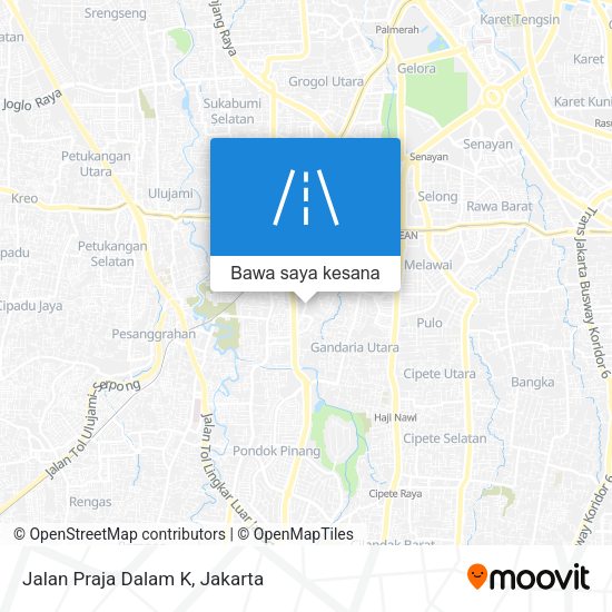 Peta Jalan Praja Dalam K