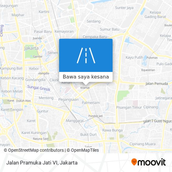 Peta Jalan Pramuka Jati VI