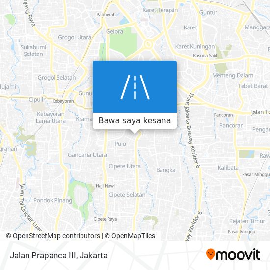 Peta Jalan Prapanca III