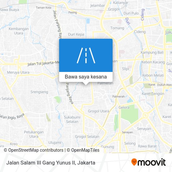 Peta Jalan Salam III Gang Yunus II