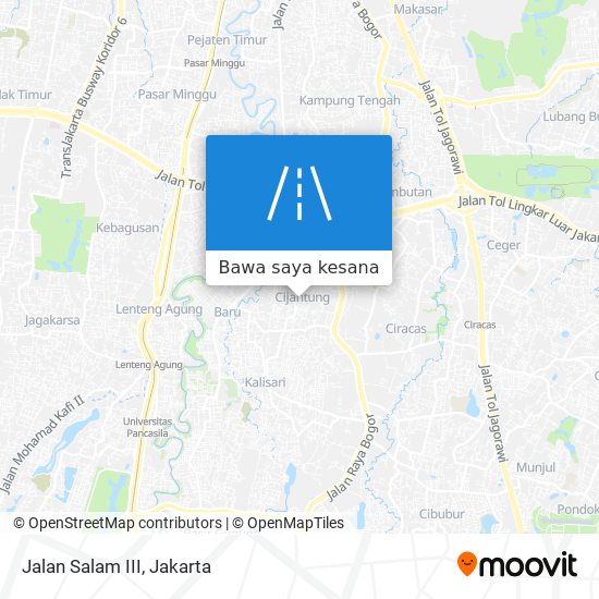 Peta Jalan Salam III