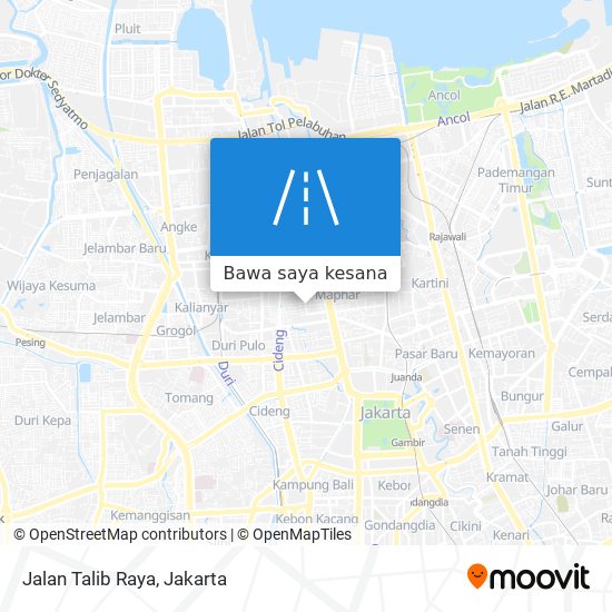 Peta Jalan Talib Raya