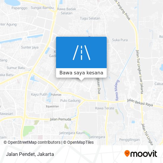 Peta Jalan Pendet