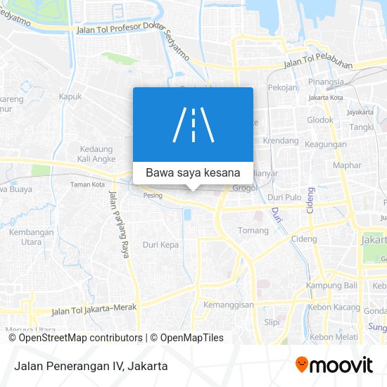 Peta Jalan Penerangan IV