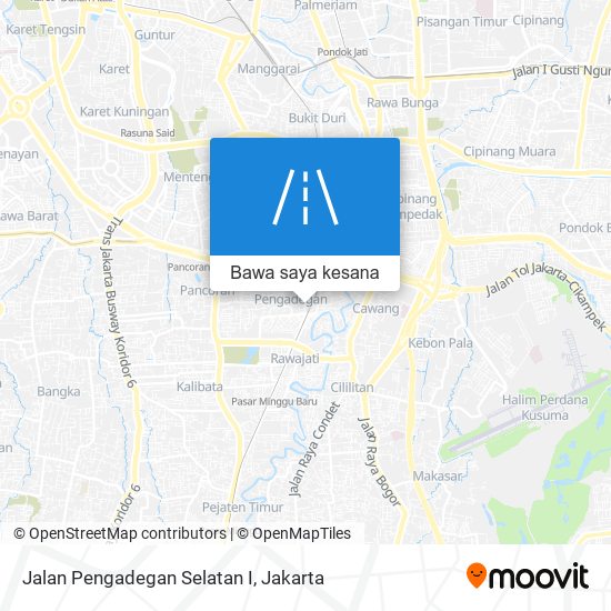 Peta Jalan Pengadegan Selatan I