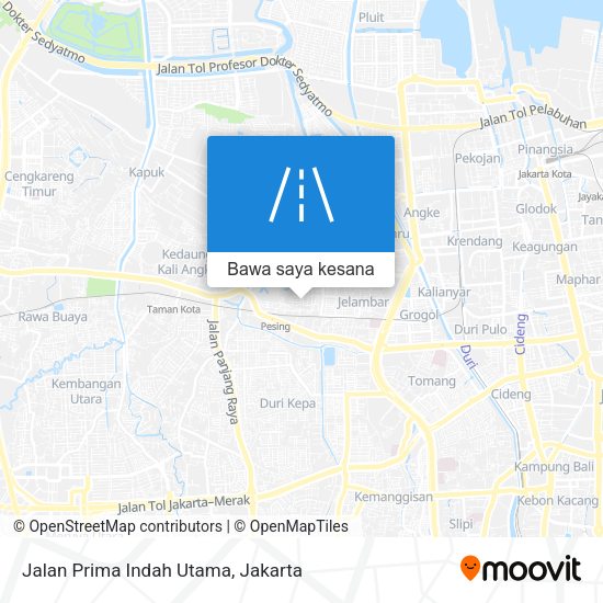 Peta Jalan Prima Indah Utama