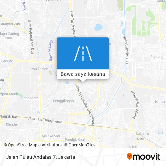 Peta Jalan Pulau Andalas 7