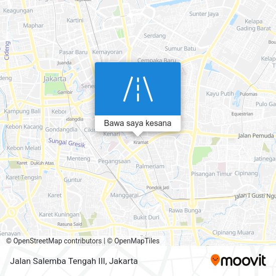 Peta Jalan Salemba Tengah III