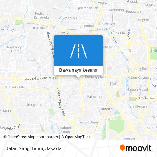 Peta Jalan Sang Timur