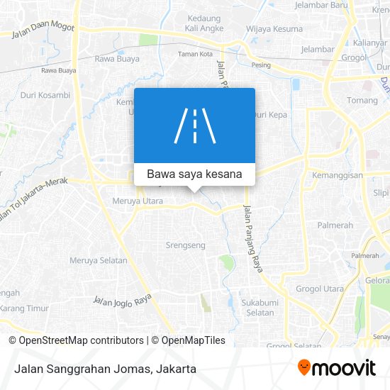 Peta Jalan Sanggrahan Jomas