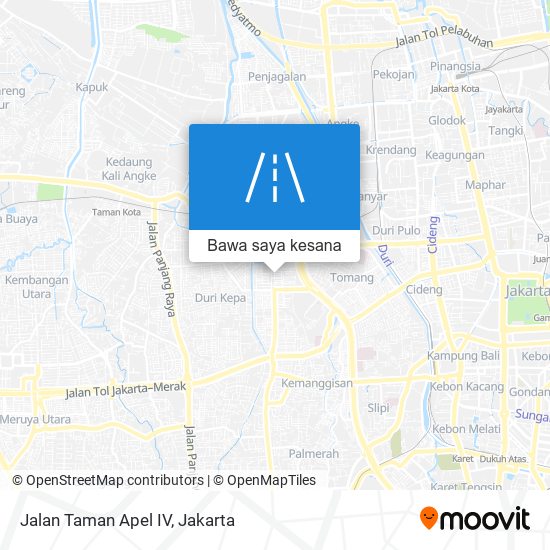 Peta Jalan Taman Apel IV