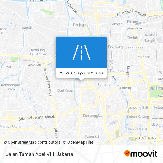 Peta Jalan Taman Apel VIII