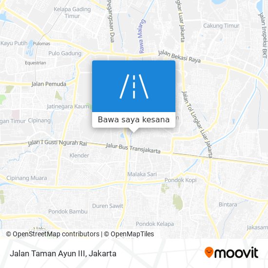 Peta Jalan Taman Ayun III