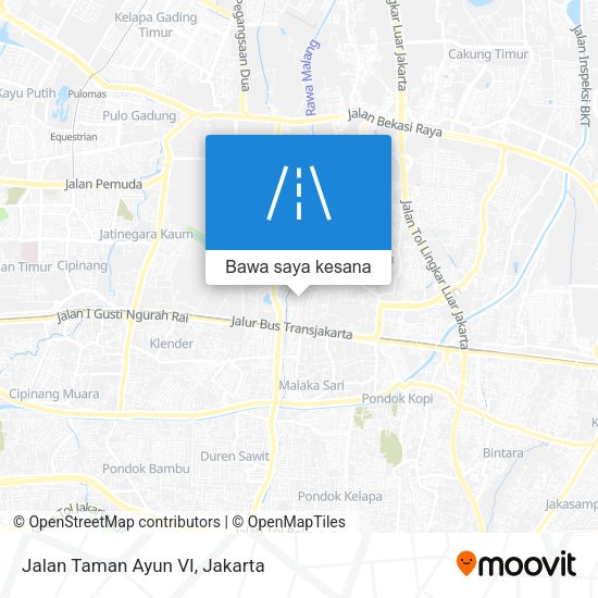 Peta Jalan Taman Ayun VI