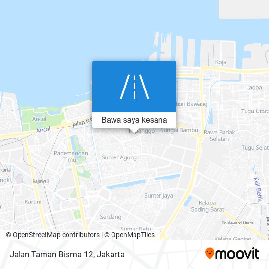 Peta Jalan Taman Bisma 12