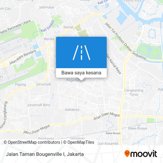Peta Jalan Taman Bougenville I