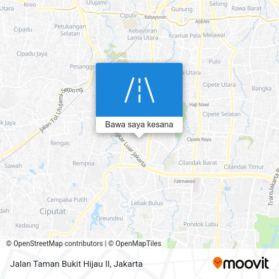 Peta Jalan Taman Bukit Hijau II