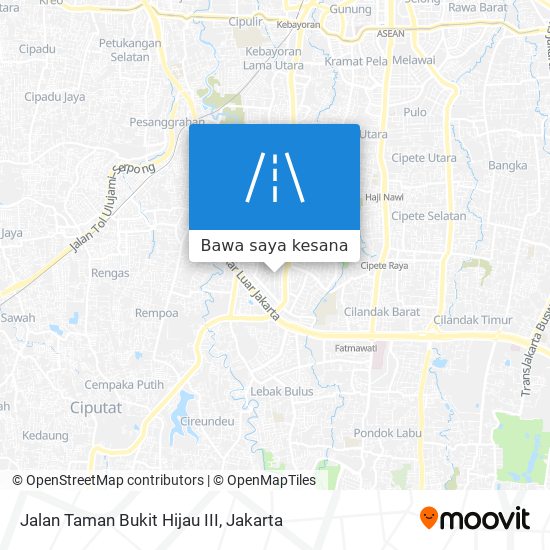 Peta Jalan Taman Bukit Hijau III