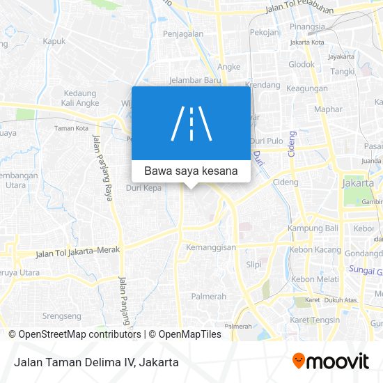 Peta Jalan Taman Delima IV