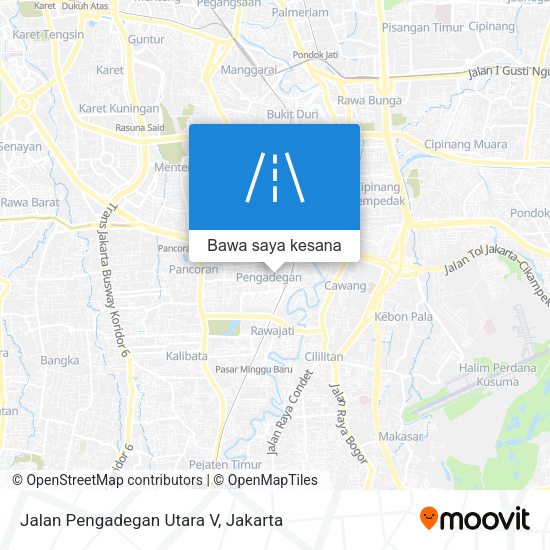Peta Jalan Pengadegan Utara V