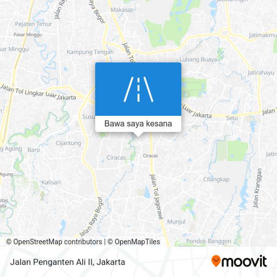Peta Jalan Penganten Ali II