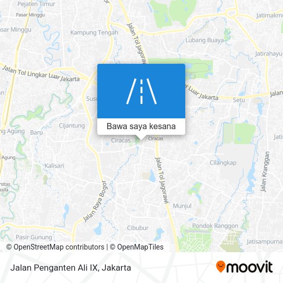 Peta Jalan Penganten Ali IX