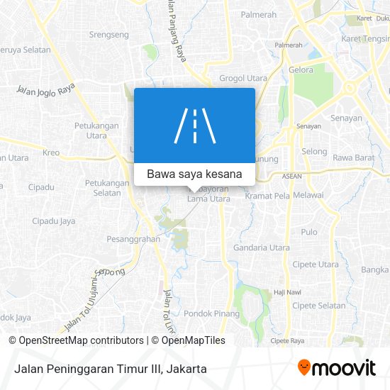 Peta Jalan Peninggaran Timur III