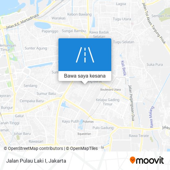 Peta Jalan Pulau Laki I