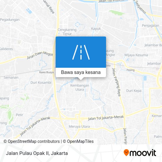 Peta Jalan Pulau Opak II