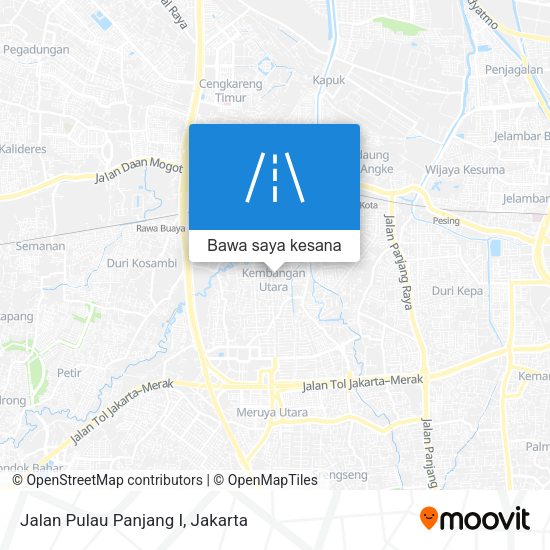 Peta Jalan Pulau Panjang I