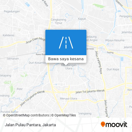 Peta Jalan Pulau Pantara