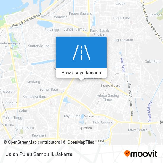Peta Jalan Pulau Sambu II