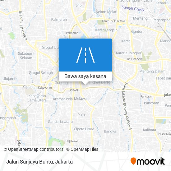 Peta Jalan Sanjaya Buntu