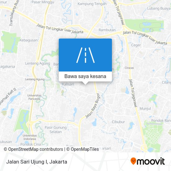 Peta Jalan Sari Ujung I