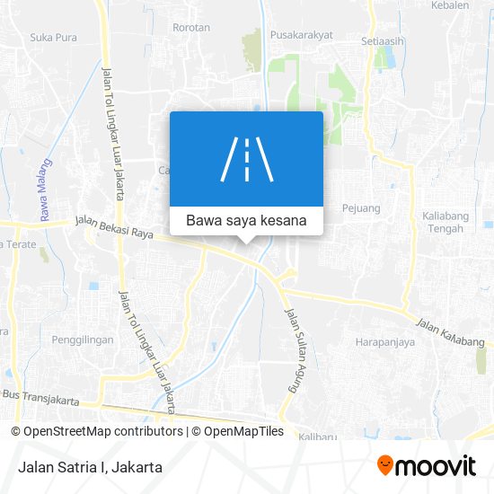 Peta Jalan Satria I