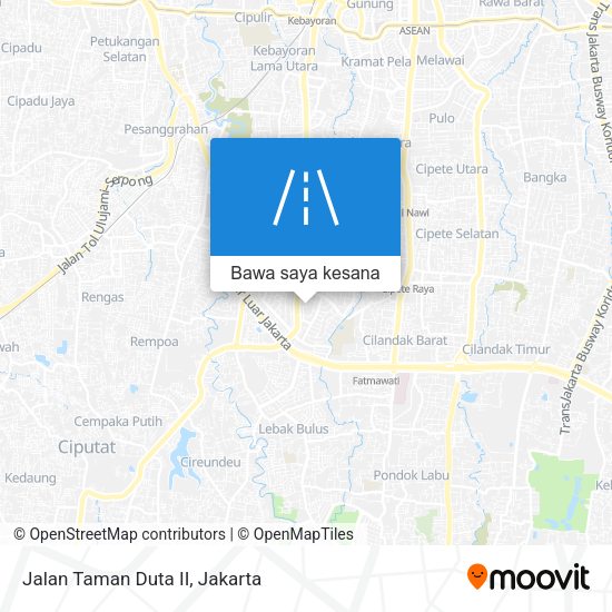 Peta Jalan Taman Duta II
